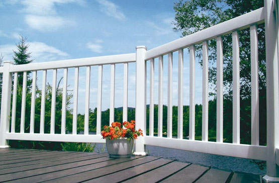 Outdoor Deck Railings Installing in Los Angeles, CA